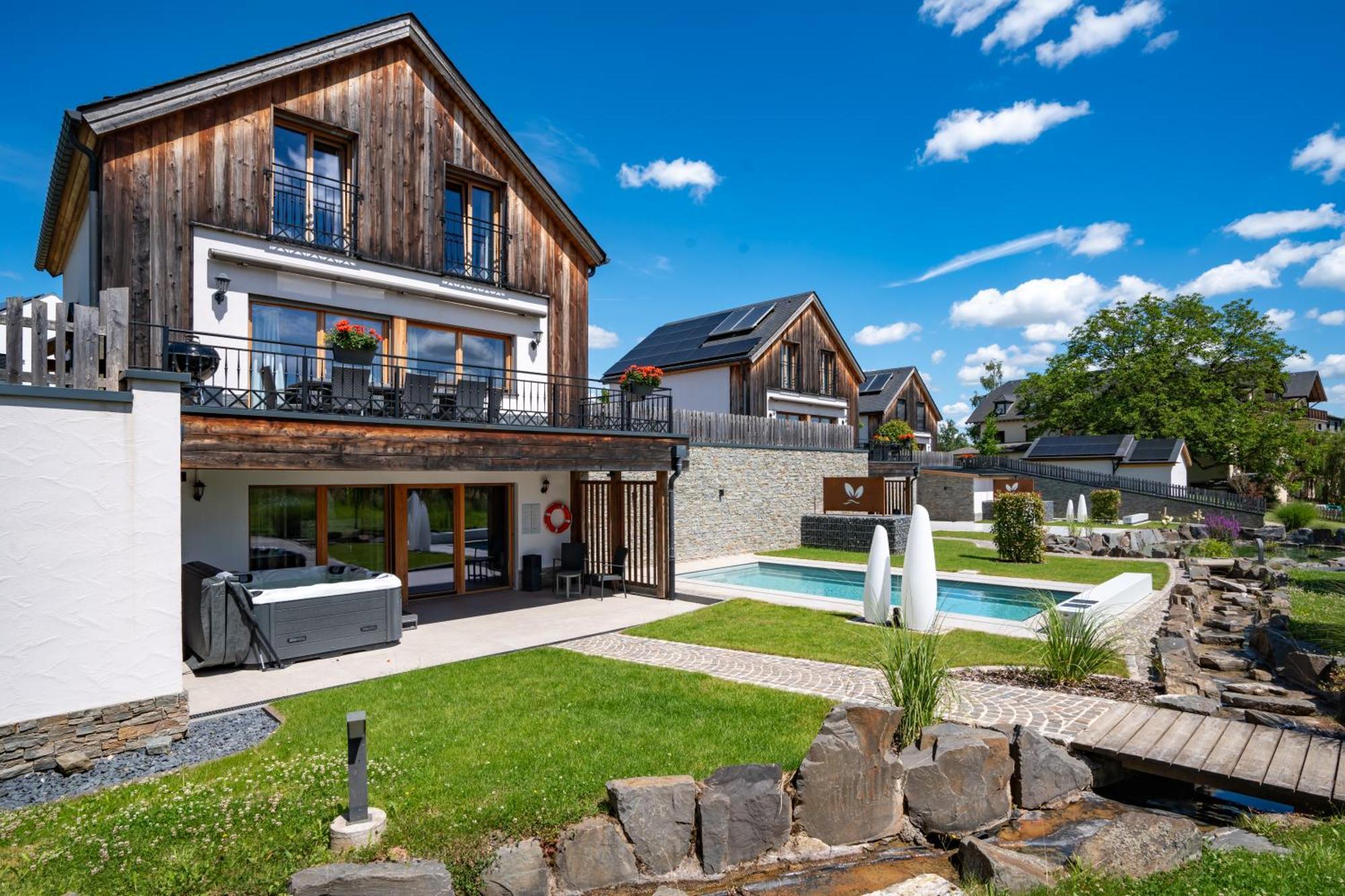 Chalets Petry Spa & Relax Bettel Eksteriør bilde